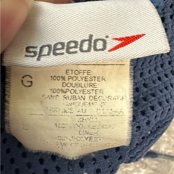 Speedo Blue Swim Trunks Sz Large - Picture 5 of 11